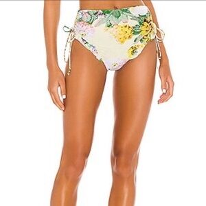 NWT For Love &‎ Lemons Spring Garden Bikini Bottoms Size XS Extra Small Yellow